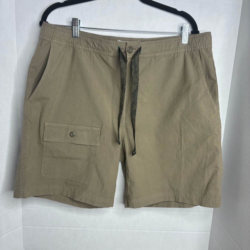 Wellen Men's Organic Utility Shorts Size XXL Light Olive